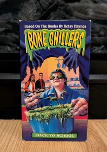 Bone Chillers VHS Back to School Vintage Movie Spooky Halloween  - Imagen 1 de 7