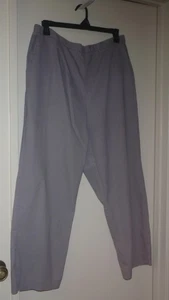 Pantalón Alfred Dunner Mujer Gris Cintura Elástica Pull On Pierna Recta Talla Grande 18W - Imagen 1 de 6