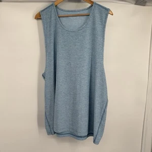 Outdoor Voices Herren All Day Tank Heather Blue Active Gym Workout Freizeit XXL 2X - Bild 1 von 8