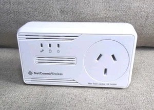 NetComm NP505F 500Mbps PowerLine Adapter AV500 Pass Thru Network - Picture 1 of 4