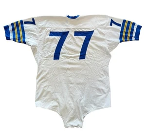 Vintage 40s Football Jersey By Mid Valley Sports Center Jock Strap Size 46 #77 - Picture 1 of 14
