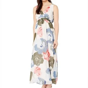 Motherhood Maternity Floral V-Neck Maxi Dress Size M NWT - Picture 1 of 16