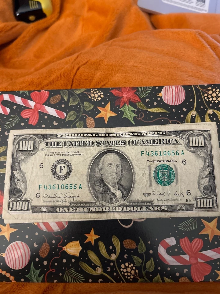vintage 100$ bill - Image 1 of 1