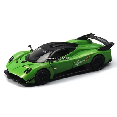 1:32 Pagani Huayra R Model Toy Car Diecast Toy Vehicle Boys Toys Kids Gift Green - Image 1 of 4