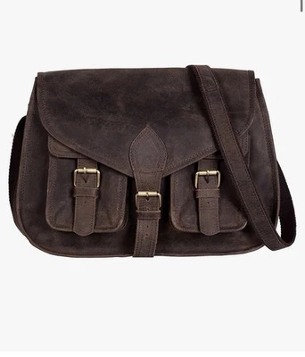 Bolso de hombro de cuero para mujer Bandolera Bolso de viaje Cuero genuino Foto 1 de 4