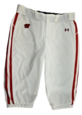 Pantalones de softbol Wisconsin Badgers Under Armour auténticos para mujer talla grande 17" 23 Foto 1 de 4