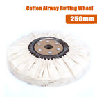 10 Inch Cotton Airway Buffing Wheel For Bench Grinder Metal Polishing Pad 66Ply