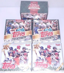 Topps 2020 & 2021 Holiday Mega Box Bundle 5 Boxes Lot New/Sealed Ships Fast⭐ - Picture 1 of 1