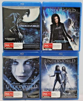 Underworld Evolution Rise Of The Lycans Awakening Blu-ray Horror Vampire Gore - Image 1 of 4