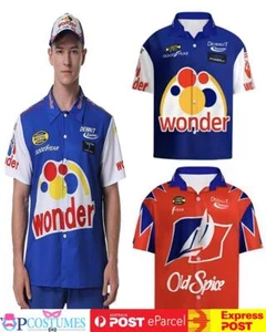 Talladega Nights Ricky Bobby Cosplay Costume Nascar Shirt Racer - Picture 1 of 12