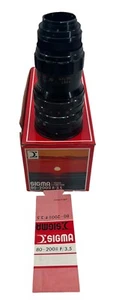 Obiettivo zoom Sigma 80-200mm f/3.5 per attacco Konica - teleobiettivo vintage scatola originale - Foto 1 di 5
