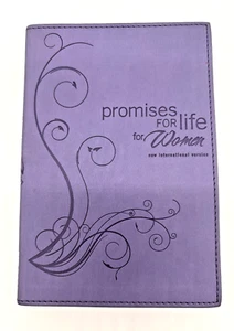 Promises for Life for Women (NIV Version) Violet Leathersoft Cover Clean! - Picture 1 of 12
