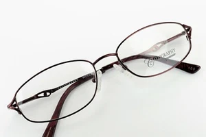 CALLIGRAPHY WOOLF in Plum 52-16-135 Eyeglass Frames Flex Hinges B109 - Picture 1 of 12