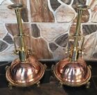 Antique Copper & Brass Hanging Large Ceiling Light Lamp For Home Indoor Set Of 2