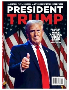 DONALD TRUMP 47th President Special Edition Magazine - Includes BCW Sleeve/Board - Picture 1 of 4