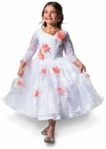 Belle Deluxe Live White Celebration Costume Dress Kids Beauty and Beast 5/6 YEAR - Picture 1 of 3