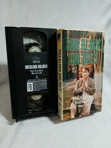 SHERLOCK HOLMES - THE ELIGIBLE BACHELOR - RARE HTF VHS - JEREMY BRETT - Picture 1 of 2