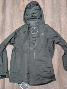 Pnuma 3L Rain Jacket & Pants 3 Layer Waterproof Men's Size L Gray - Picture 1 of 9