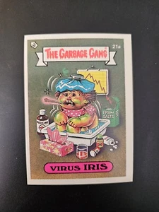 Virus Iris 21a - The Garbage Gang Card 1985 Rare Australian Release - Picture 1 of 2