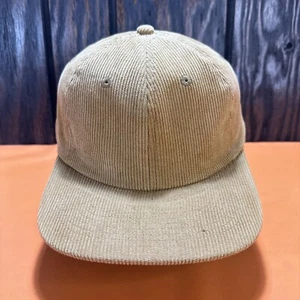 Neu Blanko Cord Strapback Mütze Baseballkappe kein Logo niedriges Profil braun hellbraun Kordel - Bild 1 von 12