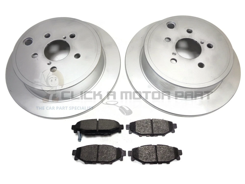 for SUBARU IMPREZA 2.0 RX MK3 (GH) 150 BHP 07-12 REAR BRAKE DISCS & PADS SET  - Image 1 of 1