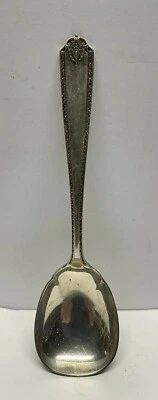 Colher de açúcar Westmorland Co Lady Hilton prata esterlina 6-1/8" sem monograma BIN 10 - Imagem 1 de 4