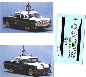 decals 1/43 Vitesse Ford Fairlane Controle Vitesse Police New York Port Gratuit - Imagen 1 de 1