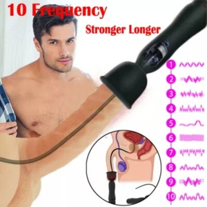 16 Speed Urethral Vibrator Vibrating Penis Plug Male Masturbator Sounds Sex Toy - Picture 1 of 14