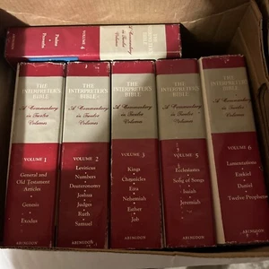 The Interpreter's Bible Commentary Set Abingdon 1952-1957 RARE 12 Volume Set - Picture 1 of 4