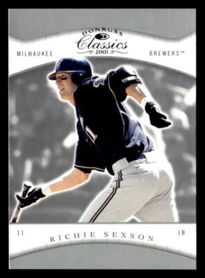 Richie Sexson 2001 Donruss Classics  Card #74 Milwaukee Brewers - Image 1 of 2