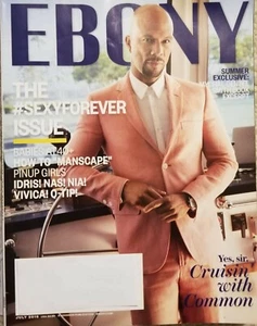 EBONY Magazine July 2016 Cruising With Common Sexy forever Issue Idris Nas - Bild 1 von 1