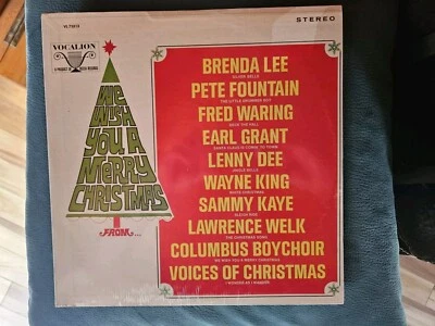 BRENDA LEE,SAMMY KAYE +OTHERS/WE WISH YOU A MERRY CHRISTMAS*SEALED 1967 VINYL LP - Image 1 of 3