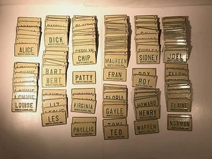 Vintage Personalized North Carolina Mini Bike Bicycle Vanity Metal License Plate - Picture 1 of 97