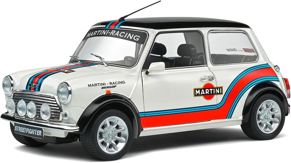 Mini Cooper Sport 1997 Martini Racing Solido S1800610 1 18 Metal Streetfighter