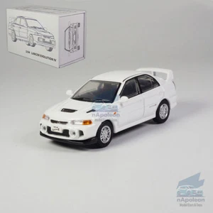 1:64 Mitsubishi Lancer Evolution IV modelo de automóvil colección de vehículos diecast blanco - Imagen 1 de 12