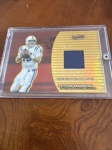 2004 Bowman's Best Relic #SC-PM Peyton Manning Jersey 20/50 HOF - Picture 1 of 2