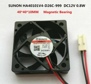 HA40101V4-D26C-999 4010 12V 0.8W 2-pin Magnetic Suspension Silent Fan - Picture 1 of 8