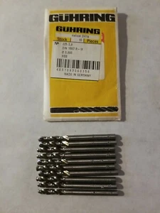 BROCAS HELICOIDALES GUHRING 3.9mm HSS (10 PIEZAS) PAQUETE DE FÁBRICA # 225 3.9 - Imagen 1 de 3