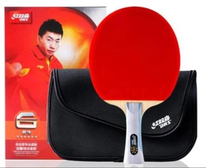 w/ 6 GIFTs Genuine DHS 6-Star Bat Paddle R6002 Table Tennis Racket Long Handle - Bild 1 von 7
