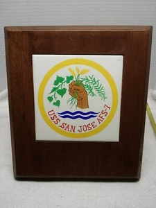 us navy ships plaques USS SAN JOSE AFS-7 - Picture 1 of 3