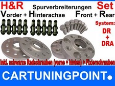 H/&r PASSARUOTA va 50mm//ha 80mm incl BULLONI RUOTA PER BMW x5 e70