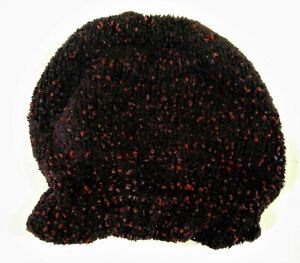 Beanie Knit Hat Winter Stocking Cap Speckled Purple