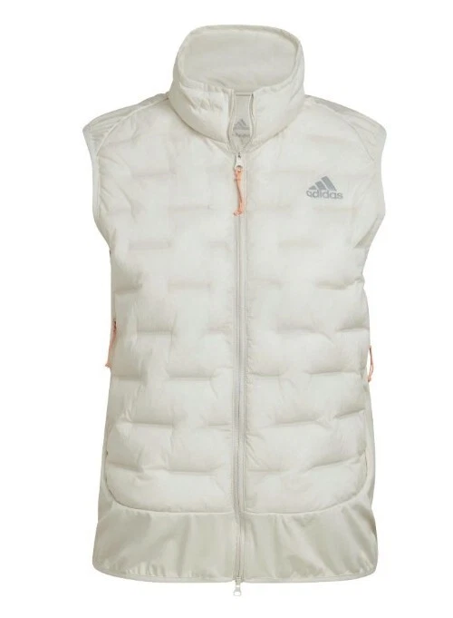 Adidas Womens XCity Padded Vest Running Full Zip Size Small HM3891