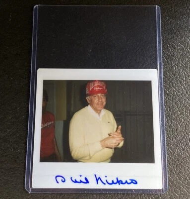 Phil Niekro Signed Kodak Instant Polaroid Photo Photograph JSA Autograph 1980s - Image 1 of 4