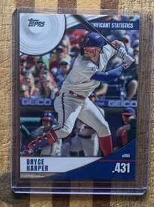 2022 Topps Significant Statistics BRYCE HARPER #SS-11 - Phillies - Picture 1 of 2