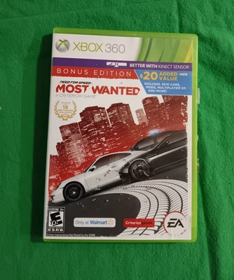 Need for Speed Most Wanted (Microsoft Xbox 360, 2012) - Edición Bonus Foto 1 de 3