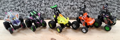 LOT OF 5 Micro Machines Spring & Steer Collection Hopper Stomper Rider Shocker - Image 1 of 4