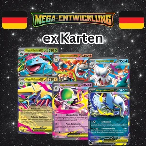 Pokemon Mega Entwicklungen ALLE ex KARTEN AUSWAHL Masterset DEUTSCH Near Mint - Bild 1 von 11