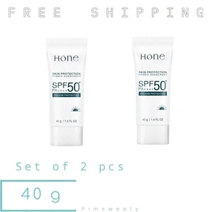 Set of 2 pcs X 40 g HONE SKIN PROTECTION HYBRID SUNSCREEN SPF 50+PA++++ EMULSION - Picture 1 of 15