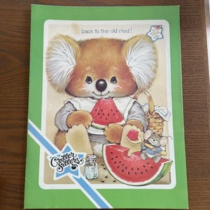 Vintage Critter Sitters Koala Watermelon Scratch & Sniff Folder By Mead - Picture 1 of 5